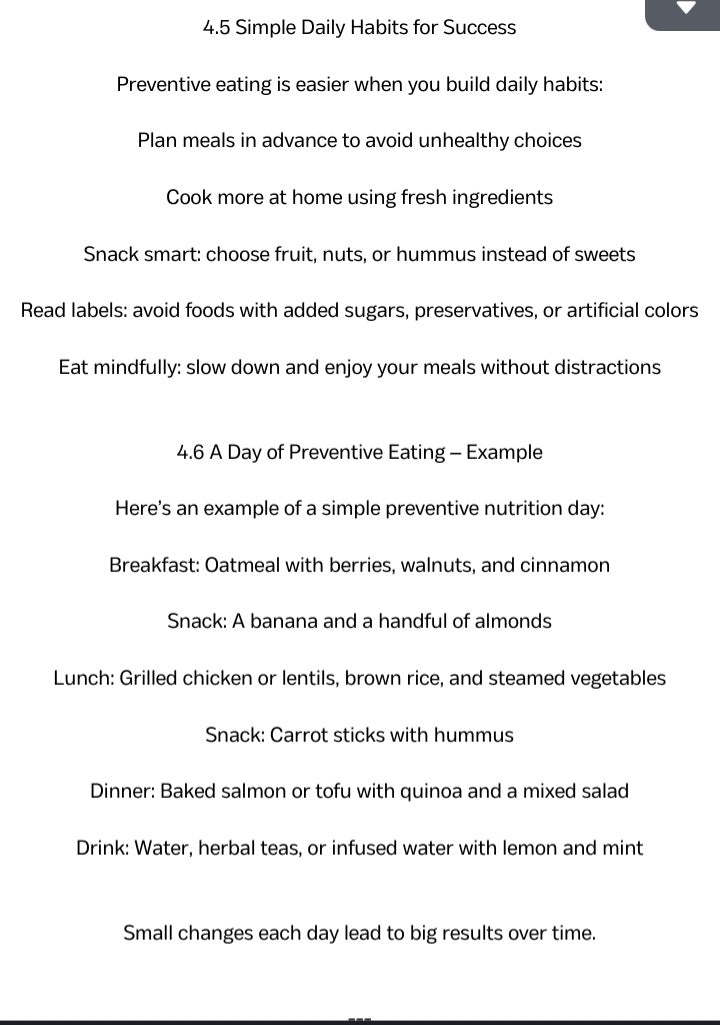 preventive nutrition