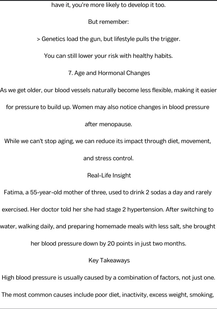 lowering blood pressure with food