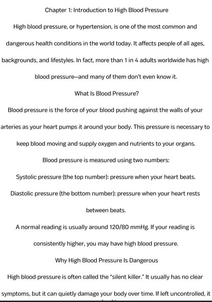 lowering blood pressure with food